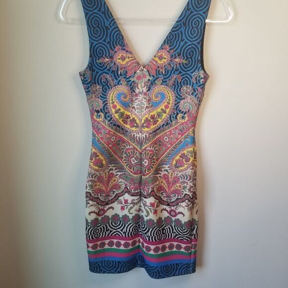 Colorful bebe dress  - Picture 1 of 8